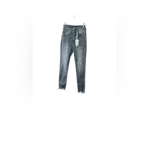 KanCan High Rise Skinny Jeans with Frayed Hem